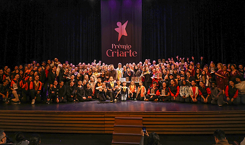 Banca técnica do Prêmio Criarte avaliando apresentações de dança